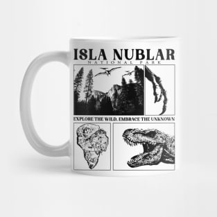 Isla nublar national park Mug